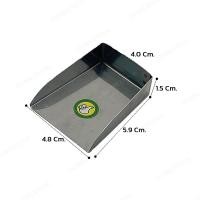 ราคา ที่ตักพลอย ถาดโกยพลอย ที่ตักเพชร ที่โกยผง ที่โกย อย่างดี วัสดุเป็นสแตนเลสสีเงินอย่างหนา มี 2 แบบ (19501421542)