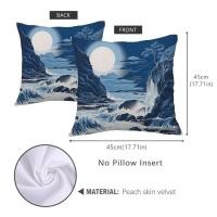 ราคา ปลอกหมอนพิมพ์ลายพระอาทิตย์ขึ้นน้ำตกสองด้านขนาด45 45ซม ชุดตกแต่งแฟชั่นหมอนสี่เหลี่ยมหมอนอิงโซฟาห้องนอน (21021152487)