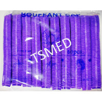 ราคา หมวกคลุมผม ใยสังเคราะห์ หมวกตัวหนอน ใช้แล้วทิ้ง สีฟ้า เขียว ขาว ชมพู ม่วง ดำ คละสี 50 ชิ้นต่อแพ็ค (18735900976)