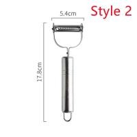 ราคา เครื่องปอกผักผลไม้สแตนเลสสตีลเครื่องหั่นสไลด์มันฝรั่งแครอทอุปกรณ์ครัวเครื่องขูด (12602902553)