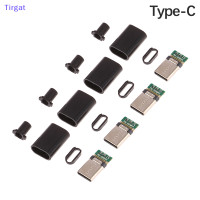 ราคา Lowest price Tirgat 5ชุด mini USB Micro USB Type C หัวชายกับปลอก Micro USB JACK Connector พลาสติกเปลือกแจ็คหาง sockect ขั้วปลั๊ก (19622797046)