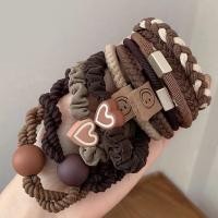 ราคา 10ชิ้นยางรัดผู้หญิงยางรัดผมหางม้าสูงแบบเรียบง่ายเชือกรัดผมวงยางหนียวทนยางรัดศีรษะยางรัดยางรัดผมใหม่ (21608772092)