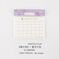 ราคา LOVWK น่ารัก100แผ่น 50แผ่น Office To Do List อุปกรณ์โรงเรียน Weekly Plan Post Notes Sticky Notes สมุดภาพสติกเกอร์ Plan Series Memo Pads (16010496953)