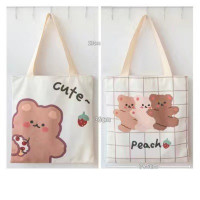 ราคา CP HOME กระเป๋าผ้าลายการ์ตูนน่ารัก กระเป๋าสะพายข้าง เหมาะสำหรับทุกเพศทุกวัย ใช้ประโยชน์ได้เยอะ (20774841448)