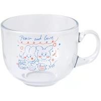 ราคา ถ้วยนม ถ้วยแก้วสไตล์เกาหลี แก้วใส่นมมีหูจับ ใส่นมและซีเรียลรับประทาน (15123871393)