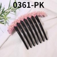 ราคา Korean style new hair accessories sweet lady hair comb with diamonds (17963133368)
