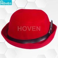 ราคา หมวก หมวกปีกรอบ หมวกแฟชั่น หมวกสีแดง Hoven Thailand (18283718598)