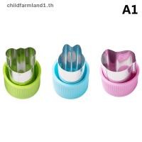ราคา พรีออเดอร์ childfarmland1 อุปกรณ์หั่นผัก ผลไม้ รูปดาว หัวใจ ด้ามจับพลาสติก แบบพกพา 3 ชิ้น ต่อชุด TH (21596200369)