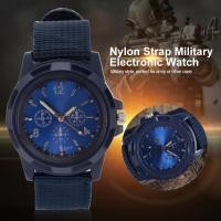 ราคา Watch อิเล็กทรอนิกส์นาฬิกาข้อมือนาฬิกาสายผ้าไนลอนนาฬิกาข้อมือลายทหาร INTL (19604743528)