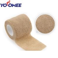 ราคา Yoomee ผ้าพันแผลผ้าก๊อซ1ม้วนขนาด2 5 5 7นิ้วแบบมีกาวในตัวผ้าพันแผลยางยืดระบายอากาศได้สำหรับใส่เล่นกีฬา (21209673011)