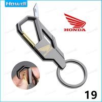 ราคา ชุดพวงกุญแจ พวงกุญแจโลหะสร้างสรรค์พร้อมโลโก้สำหรับ Honda Motor (21504400908)