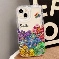ราคา เคสไอโฟน15 pro max เคสโทรศัพท์แบบนุ่มดอกไม้ฤดูร้อนสีสันสดใส For iPhone 11 12 13 14 pro max 15 plus XR X XS Max SE2 SE 2020 2022 7 8 6 6S ฝาหลังซิลิโคนลายการ์ตูนยิ้มน่ารัก (21393653832)