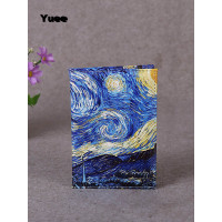 ราคา Yuee เคสใส่พาสปอร์ตสีเขียว Van Goghกระเป๋าสตางค์หนัง Pu สำหรับเดินทางหนังสือเดินทางสำหรับผู้ชายและผู้หญิง (9763085901)