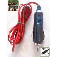 ราคา หัวปลั้กรถมีฟิว 12V สายปลั๊กอเนกประสงค์ในรถยน สายเบอร์ 1 sqm (18553896433)