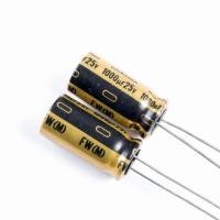 ราคา NICHICON FW Series 25V 10Uf 47Uf 100Uf 220Uf 470Uf 1000Uf 2200Uf 3300Uf สำหรับ Audio Electrolytic Capacitor (16402238840)
