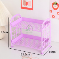 ราคา ชั้นวางตั๊งโต๊ะ พาสเทล ชั้นวางของบนโต๊ะทํางาน 2 ชั้น โต๊ะทำงาน ชั้นวางของขนาดเล็ก ชั้นวางของพลาสติก จัดระเบียนบนโต๊ะทำงาน (17441903624)