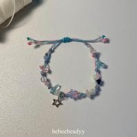 ราคา กำไลเชือกเทียน สี pastel ? กำไลหินธรรมชาติ (21324469386)