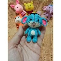 ราคา พวงกุญแจหมีพูห์และเพื่อน พวงกุญแจไหมพรม ตุ๊กตาไหมพรม (19812683754)