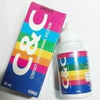 ราคา น้ำยาล้างคอนแทคเลนส์ C C 60 ml ขนาดพกพา (21470634988)