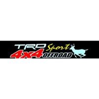 ราคา สติ๊กเกอร์บังแดด สติ๊กเกอร์ติดหน้ารถ TOYOTA VIGO HILUX VIGO CHAMP TRD ขนาด กว้าง 21 cm ยาว 130 cm (21515692993)