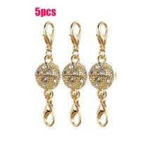 ราคา 3ชิ้นเข็มกลัดคริสตัลสำหรับสร้อยข้อมือสร้อยคอ DIY ตะขอแม่เหล็กสองหัวสำหรับสร้อยคอสร้อยข้อมือเชื่อมต่อ10มม (19331692025)