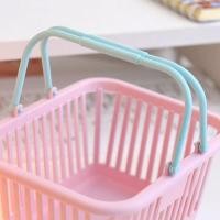 ราคา ตะกร้าใส่ของมินิ ตะกร้าใส่ของ ตั้งโต๊ะ ตะกร้าสีพาสเทลใส่ของจุกจิกน่ารัก ตะกร้าสำหรับใส่เครื่องเขียน (21636013383)
