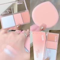 ราคา พาเลทปัดแก้ม3สีขาวคงทนเพื่อสวมใส่ง่ายผงที่ปัดแก้มสีขยายแรเงาเงาบลัชออนสีชมพูม่วง (20166122605)