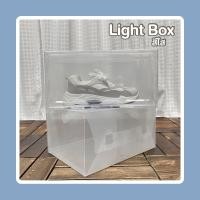 ราคา กล่องรองเท้าฝาข้าง Clear Color กล่องไซส์ใหญ่ แบบฝาข้าง กล่องเก็บของอเนกประสงค์ ฝาเปิด ปิด วางซ้อนต่อกันได้ (15051124704)