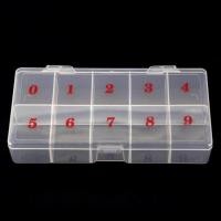 ราคา กล่องใส่เล็บPVC แยกเบอร์ กล่องใส่เล็บปลอม 1ชิ้น (1001832122)