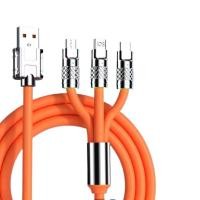 ราคา 200W สายชาร์จเร็ว 3 in 1 ชาร์จเร็ว 6A สายชาร์จ 3 หัวUSB to type c Micro นำไปใช้กับ Samsung oppo xiaomi สายชาร์จ สายชาร์จเร็วแท้ สายชาร์จ fast charging charge cable 2M 2ม (21716155327)