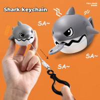 ราคา พวงกุญแจเชือกดึง ลายการ์ตูนปลาฉลาม สร้างสรรค์ ของเล่นสําหรับเด็ก (21567134628)