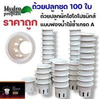 ราคา พร้อมส่ง ราคาถูก ถ้วยปลูกผักไฮโดรโปนิกส์สีขาว เกรดA แพ็คละ 100 ใบ (21517407510)
