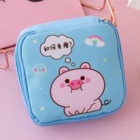 ราคา กระเป๋าใส่ผ้าอนามัย กระเป๋าสตางค์ กระเป๋าใส่เหรียญ ใส่ของใช้ น่ารัก หลากสี เนื้อผ้าหนา (16939566808)