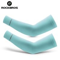 ราคา สีดำ มาถึงใน 3 วัน ROCKBROS Arm Sleeves จักรยานวิ่งแขนแขน UV ปกป้องแสงแดด CoolMax แขนแขนปกป้องแขน ปก (21597883940)