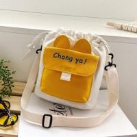 ราคา Koreafashionshop KR1414 กระเป๋าสะพายข้างใบเล็กหูรูด สพายข้างแคนวาส ใบเล็ก (6703466177)