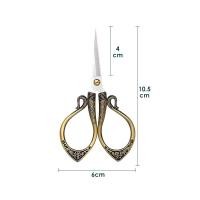 ราคา กรรไกรตัดเย็บแบบย้อนยุคงานปักครอสติชโบราณโบราณกรรไกรเย็บปักถักร้อยด้ายเย็บสำหรับงานหัตถกรรมการเย็บแบบทำมือ (21001314997)