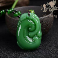 ราคา Fashion สร้อยคอจี้หยกแฟชั่นหยกหยกหยกหยกแกะสลักด้วยมือหลากสีเครื่องรางจีนของขวัญเครื่องประดับนำโชคสำหรับผู้ชายผู้หญิง (21118140602)