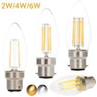 ราคา 24H Delivery ERANPO หลอดไฟไส้ LED B22 2W 4W 6W หลอดไฟเทียน220V C35โคมไฟ LED สำหรับโคมไฟระย้าคริสตัลสีวอร์มไวท์ (14129989666)