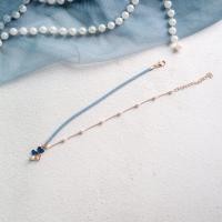 ราคา สไตล์ญี่ปุ่นและเกาหลีสีฟ้าดาวเคราะห์จี้ Choker สร้อยคอของผู้หญิงสั้นกระดูกไหปลาร้าโซ่ (12799208639)