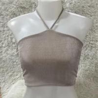 ราคา ครอป ไขว้หน้า ถูกมาก เสื้อครอป เสื้อครอปสายเดี่ยวผ้าฝ้าย คอไขว้หน้า เสื้อสายเดี่ยวใขว้คอ เสื้อสายฝอ (16489670289)