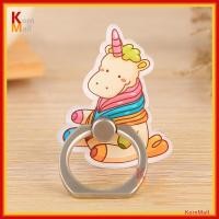 ราคา พร้อมส่งใน 1 วัน KornMall iRing ห่วงติดโทรศัพท์ แหวนติดโทรศัพท์ หมุนได้ 360 ลาย การ์ตูน ยูนิคอร์น น่ารัก Cute Unicorn Pony Cartoon (21558603332)