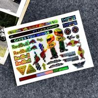 ราคา สติ๊กเกอร์ติดหมวกกันน็อคโฮโลแกรมสำหรับ EVO LS2 Arai SHOEI 46 Rossi 93 Marquez Monster Energy Red Bull (21516579004)