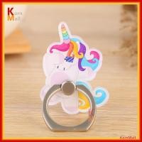 ราคา พร้อมส่งใน 1 วัน KornMall iRing ห่วงติดโทรศัพท์ แหวนติดโทรศัพท์ หมุนได้ 360 ลาย การ์ตูน ยูนิคอร์น น่ารัก Cute Unicorn Pony Cartoon (21558603323)