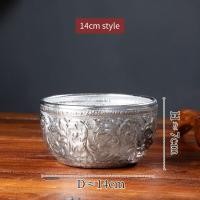 ราคา ขันดีบุกไทย ถ้วยเครื่องปรุง อุปกรณ์ทานอาหารพิเศษสไตล์ไทย ถ้วยข้าว ขันเงินไทยใหญ่ ถาดผลไม้ ถ้วยใส่ผลไม้ ขันสำหรับสงกรานต์ (21314925809)