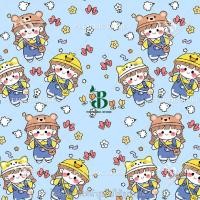 ราคา ผ้าเมตร ผ้าหลา ผ้าไหมอิตาลี ลายการ์ตูน หน้ากว้าง 58 60 นิ้ว ตัดยาวต่อเนื่อง (21397429388)
