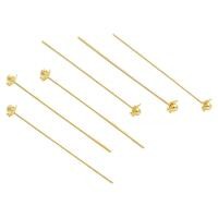 ราคา เข็มกลัดกลมปิ่นปักผมดอกไม้ทองเหลืองเคลือบทอง14K 10ชิ้นสำหรับทำอุปกรณ์ค้นหาเครื่องประดับแบบ DIY 30มม (19443616378)