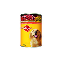 ราคา Pedigree เพดดิกรี อาหารสุนัขเปียก แบบกระป๋อง ขนาด400g (21629020584)