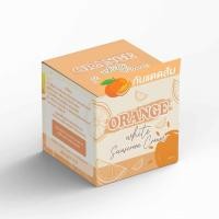 ราคา กันแดดส้ม ORANGE WHITE SUNSCREEN CREAM SPF50 PA ครีมกันแดด ปริมาณ 5 กรัม (21566820385)