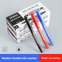 ราคา 10pcs box Dual Tip Black Tattoo Skin Marker Piercing Marking Pen Tattoo Supply For Permanent Makeup (19889395499)