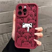 ราคา เคสโทรศัพท์สำหรับ Huawei P20 Lite P40 P30 P50 Pro Mate 20 30 40 Pro Nova 10 Pro Y7A 10SE แฟชั่น Y9S สีขาวและดำคู่สีไวน์แดงเคสซิลิโคนนิ่มกันกระแทกน่ารักการ์ตูน TPU (21059328338)